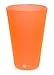 Silipint Silicone Pint Glass Set, Patented, BPA-Free, Shatter-proof, Unbreakable Silicone Cup Drinkware (Single, Tough Tangerine)