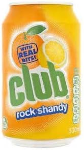 Club Rock Shandy soda cans 4 pk (11.2 oz) Imported from Ireland