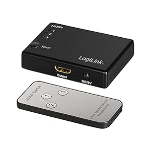 LogiLink HD0042 – HDMI Switch, 3×1 Port, 1080p/60 Hz