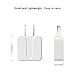 Aasama USB Wall Charger 2 Pack 2.1 A Universal USB Travel Wall Charger AC Power Adapter for Smartphones and Tablets (White)