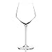 TRIANGLE 23oz, Hand Blown Lead-free Crystal Glass Burgundy/Pinot Noir Red Wine Glasses, Set of 2, Large Bowl and Long Stem, Wedding Gift Set