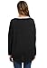 UGET Women's Sweater Casual Oversized Baggy Off-Shoulder Shirts Batwing Sleeve Pullover Shirts Tops Asia M Black
