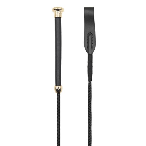 HOT TIME Horse Riding Crop, Horse Whip with Leather Slapper, Jump Bat Whip, Crops - 24.5in