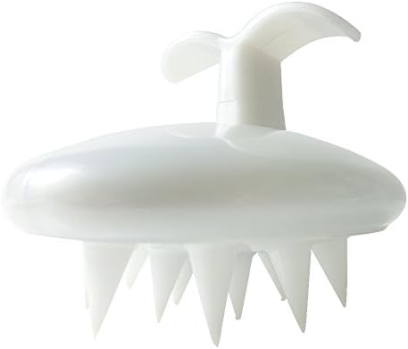 KOLPCTT Pet Massage Bathbrush - Dog Soft Silicone Bristles/Comb - Pet Fur Hair Remover - Pet Grooming Tool, White