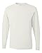 Jerzees Adult 5.6 oz. DRI-POWER® ACTIVE Long-Sleeve T-Shirt M WHITE