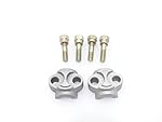 ROYAL CRUSADERS FRONT FORK LUG CAPS STUDS & FORK END NUTS SUITABLE FOR ROYAL ENFIELD