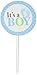 Wilton 2113-0858 Cupcake Picks, Baby Boy It's a Boy, 24-Pack
