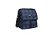 PackIt Freezable Deluxe Large Lunch Bag with Shoulder Strap, Navy Buffalo