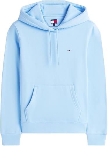 Sweat à Capuche Tjw Reg S Flag Dw0Dw19958 pour Femme, Bleu (Bleu poudré Clair), L