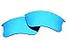 3 Pairs Polarized Replacement Sunglasses Lenses for Oakley Flak Jacket XLJ with Excellent UV Protection (Ice Blue, Fire Red and Titanium)