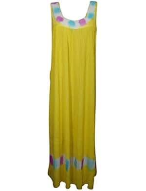 Womens Tank Dresses Bohemian Whimsical Summer Resort Wear Maxi Dress S/M, Wholesale Lot Of 2