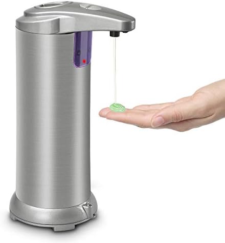 Kousing Soap Dispenser Automatic,300ml R Infrared Motion Sensor Hand Free Dish Soap for Kitchen and Bathroom