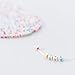 JINWAY 800pcs Letter Beads White Beads With Colorful Letter Acrylic Alphabet Beads for Jewelry Making,DIY Bracelets, Necklaces, Key Chains and Children's Educational Toys