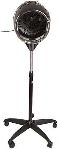 MountainNet Adjustable Professional Salon Beauty Hair Dryer with Rolling Floor Stand Base Wheels