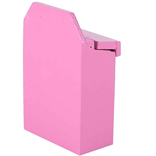 KEYREN Simulation Miniature Color Mailbox for 1:12 Doll House Door Garden Accessory (Pink) - Thumbnail 5