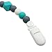 Pacifier Clip - 2 Pack - Silicone Baby Teething Pacifier Clip - BOY - Teether - BPA-Free - Non-Toxic
