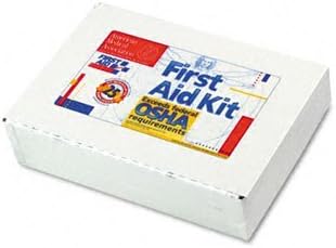 First Aid Kit for 25 People, 106 Pieces, OSHA Compliant, Metal Case
