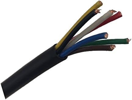 12V / 24V Automotive 5m Cut Length 14 Amp 7 Core Trailer Thin Wall Car Cable Wire