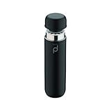 Grunwerg Drinkpod 300ml/11oz Stainless Steel Vacuum Flask Thermoses in Black HCF-300BK