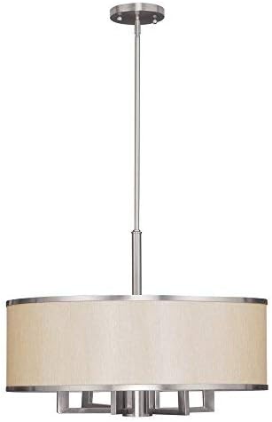 Livex Lighting 6296-91 Park Ridge Brushed Nickel Chandelier