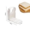 Bread Slicer, Foldable Bread Toast Slicer Bagel Loaf Bread Maker for Homemade Sandwich Bread Bagel, Quick and Safe for…