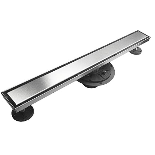 Neodrain 24Inch Linear Shower Drain With 2in1 Flat & Tile insert