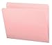 Smead File Folder, Reinforced Straight-Cut Tab, Letter Size, Pink, 100 per Box (12610)