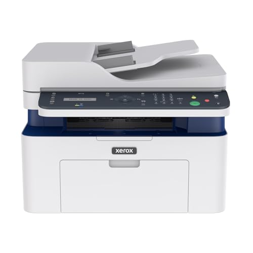 Xerox B115 Multifunction Wireless Printer - 4-in-1 Mono Laser, Fast 20ppm, Print/Scan/Copy/Fax, A4, ADF, Ethernet, Small Business, Mobile Ready, WiFi, AirPrint, Mopria, EU Power Cord
