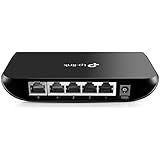 TP-Link TL-SG1005D 10/100/1000Mbps Port Gigabit Desktop Switch, 10Gbps Capacity, Plug and Play, Up to 70% Power Saving