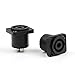 Areyourshop 50 PCs Speakon 4 Pin Female Jack Panel Mount Compatible Audio Cable Adapter