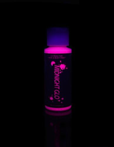 Midnight Glo Blacklight Body And Face Paint 2.0oz (Purple)