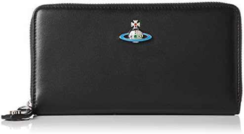 [ヴィヴィアンウエストウッド] ラウンドファスナー長財布 EMMA ラムレザー BLACK [並行輸入品]