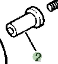 John Deere Original Equipment Bushing #M111491