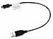 1ft ReadyPlug USB Cable for Beats Audio Beats Solo 3 Wireless Headphones MNEN2 Data/Computer/Sync/Charger Cable (1 Foot)