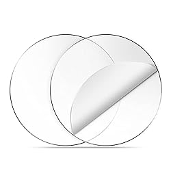 2pcs Transparent Acrylic Sheet Circle - 6