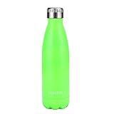AOMERLY Stainless Steel Water Bottle Double Walled Vacuum Sports Bottles - BPA Free - Green
