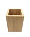 Devis Premium Bamboo Wood Desk Pen Pencil Holder Cup Stand for Pens, Utensils, Mobile Phones, Remote Controllers, Office Supplies Caddy, Multipurpose Organizer for Desktop Office