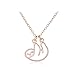 Meiligo® Fashion Woman Dainty Sloth Charm Necklace Inspired Animal Pendant