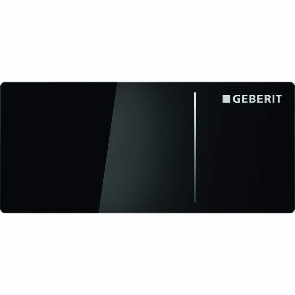 Geberit Sigma 70 242813SJ1 Actuator Plate Replacement Glass Black for 2 Flushes
