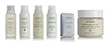 Aveda Amenities Luxury Travel Set- 1 Shampoo, 1 Conditioner, 1 Hand and Body Wash, 1 Moisturizer (1.5ounce) 1 Bath Bar Soap (1.25ounce) 1 Bath Salts. In Clear Travel Pouch