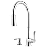 Pfister Mystique 1-Handle Pull-Down Kitchen Faucet with Soap Dispenser
