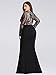 Ever-Pretty Women's Plus Size See-Through Floral Lace Floor-Length Mermaid Dress 07771