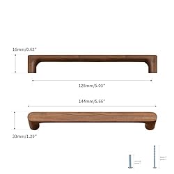 Evionlin Walnut Round 5 in 8 pcs Wooden Drawer