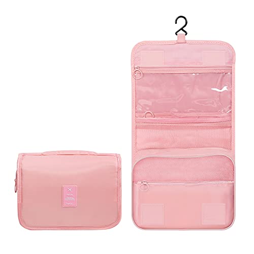 Luxtude Hanging Toiletry Bag for Women with Hanging Hook, Waterresistant Traveling Toiletries