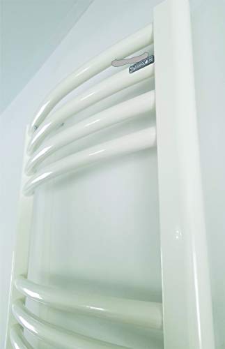 Cordivari Lisa Hydronic Towel Warmer Curved 24''x28'' Radiator Italy Design - Thumbnail 2