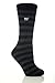 Heat Holders Striped Crew Sock