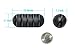 Self-Adhesive Desk Cable Organizer, Computer Cable Clips, Wire Holder, Desktop USB Cord Management System, 5-Channel x 4 + Single Channel x 4, Pack of 8, Black