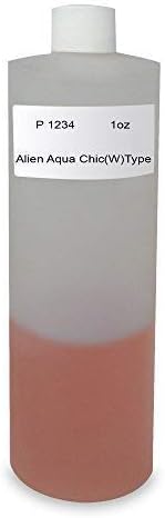 1 oz, - Bargz Perfume - p 1234 alien aqua chic Body Oil For Women Scented Fragrance