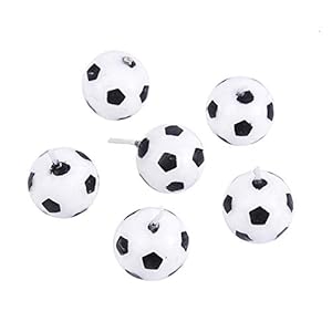 WWWL Creatieve kaars 6 stks Creatieve Voetbal Kaarsen Voor Verjaardag Party Bruiloft Tuin Decoratie Party Cake Nieuwe 1
