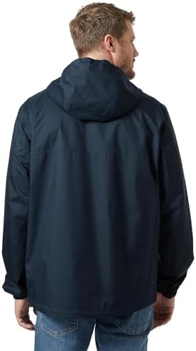 Hombres Chaqueta impermeable Vancouver, Azul Marino, S